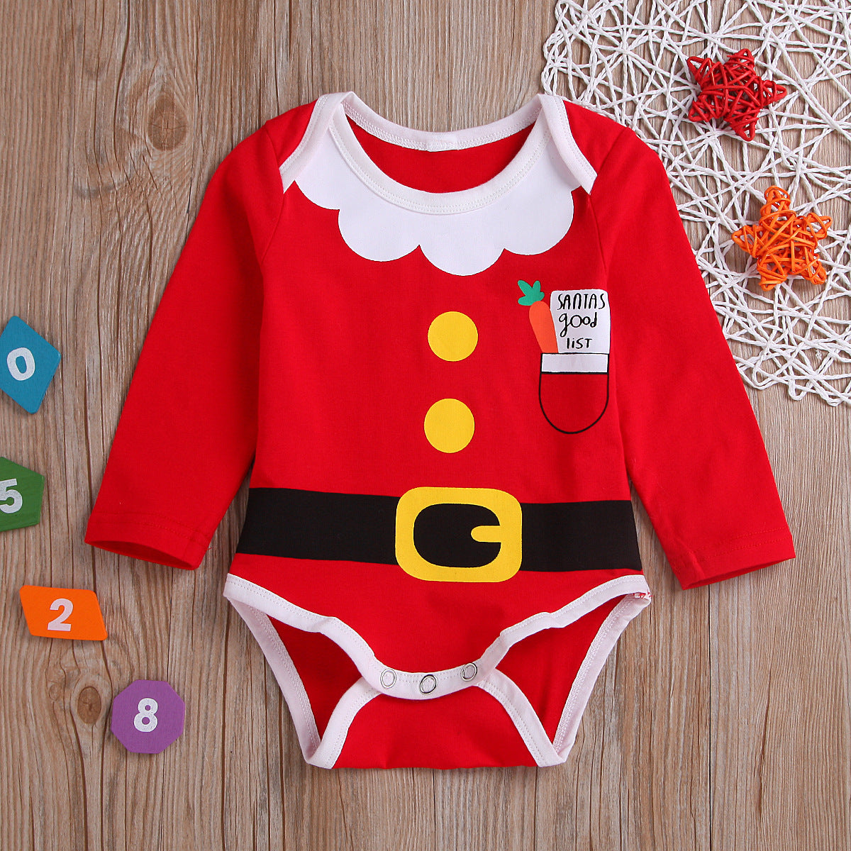Santino Baby Boy Christimas Jumpsuit
