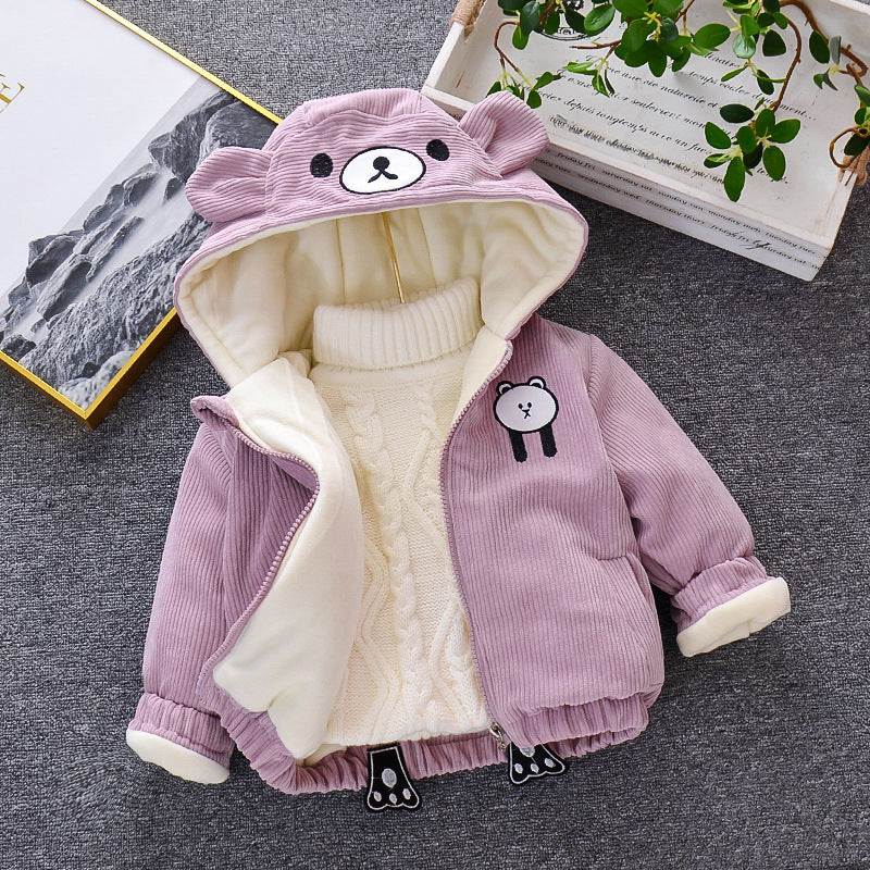 Priya Baby Girl Panda Jacket