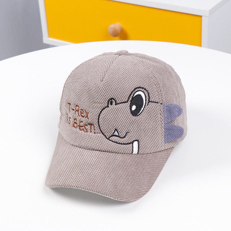 Boys Kid Dinosaur Embroidered Baseball Cap