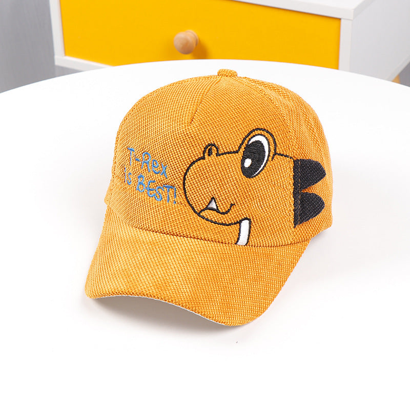 Boys Kid Dinosaur Embroidered Baseball Cap