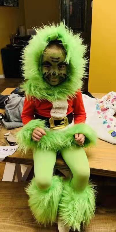 The Grinch Boys Kid Party Costume
