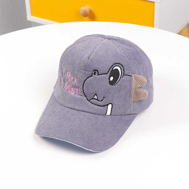 Boys Kid Dinosaur Embroidered Baseball Cap