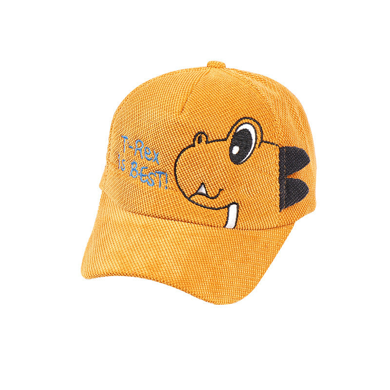 Boys Kid Dinosaur Embroidered Baseball Cap