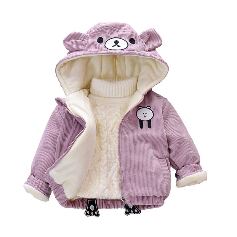 Priya Baby Girl Panda Jacket