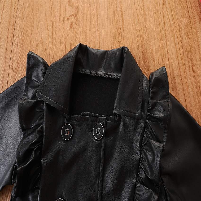 Fatima Leather Coat