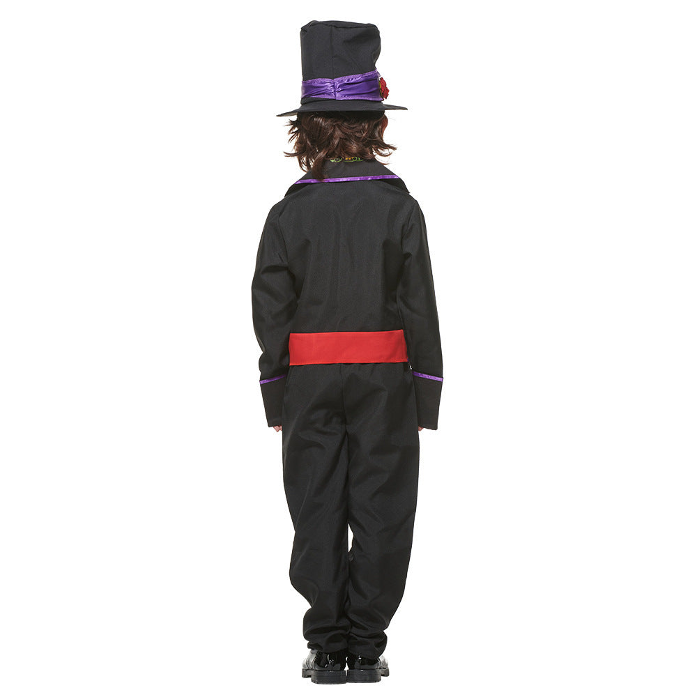 Mexican Day Of The Dead Boy s Kid Party Costume