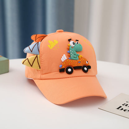 Kid 3D Dinosaur Embroidered Cap
