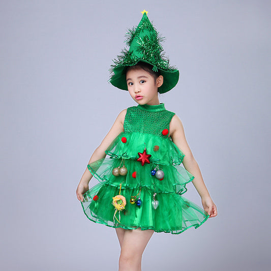 Christmas Tree Girls Costume