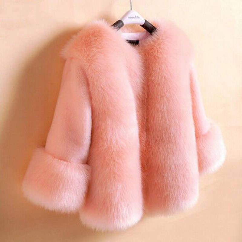 Dua Girls Faux Fur Coat