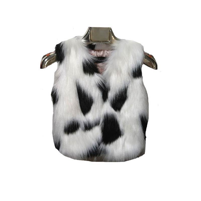 Zebby Girls Faux fur Vest Coat