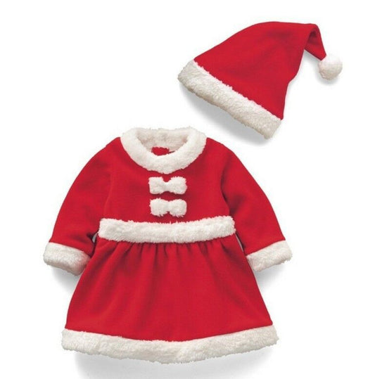 Santa Clause Baby GIrl Costume