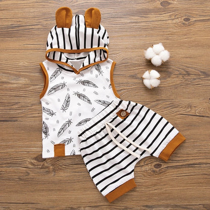 Brandon Baby Boy Vest Set