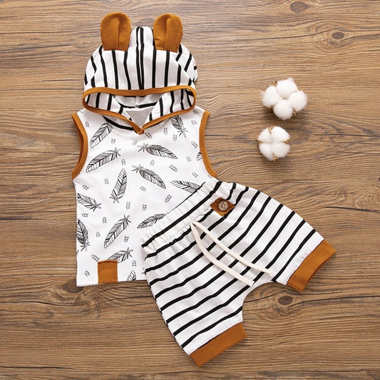 Brandon Baby Boy Vest Set