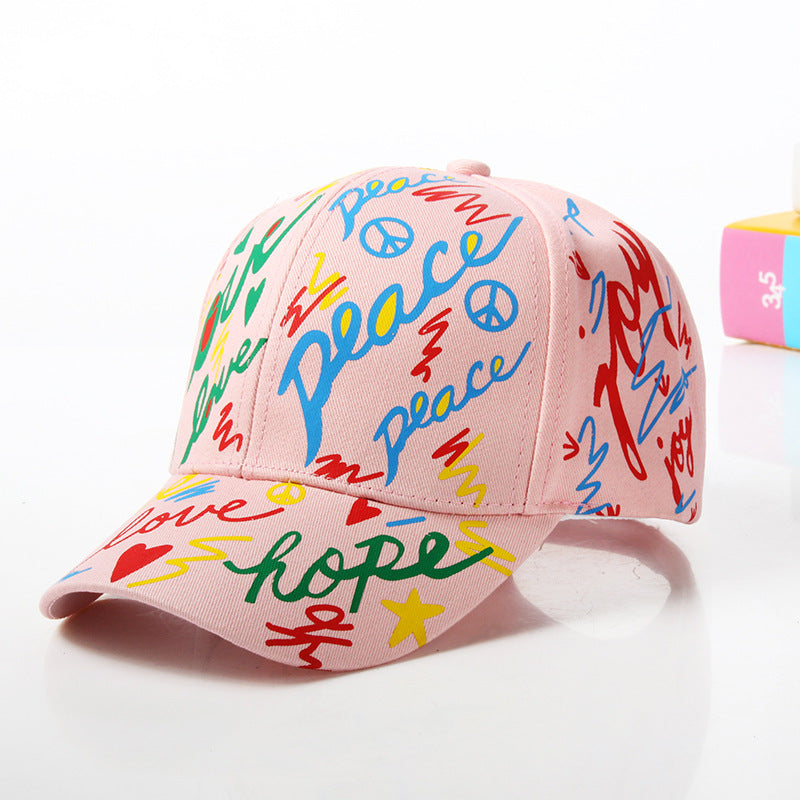 Girls Kid Graffiti Baseball Hat