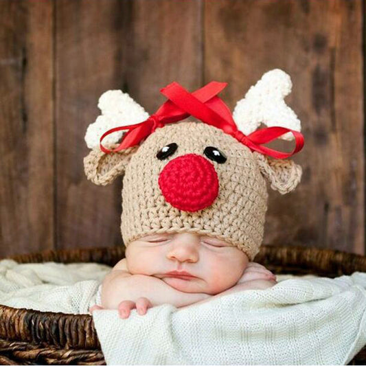 Reindeer Baby Hat