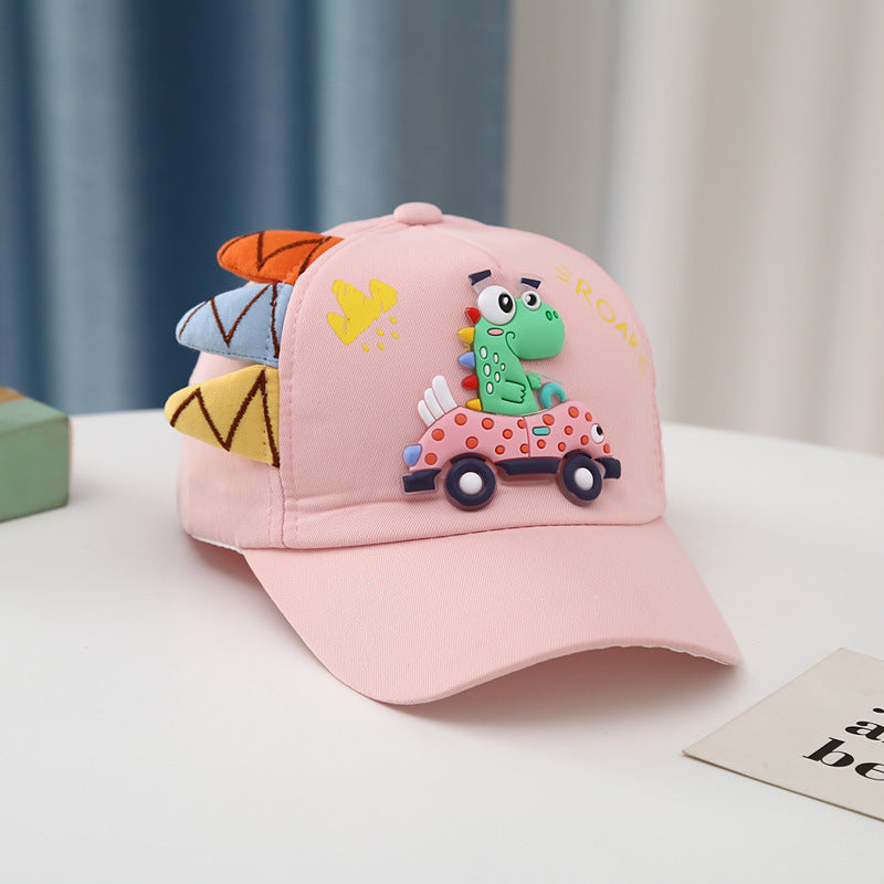 Kid 3D Dinosaur Embroidered Cap
