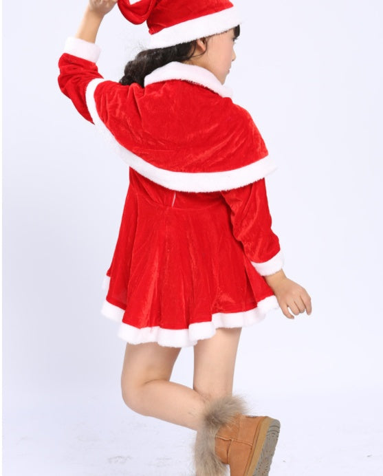 Santa Claus Girls Kid Costume