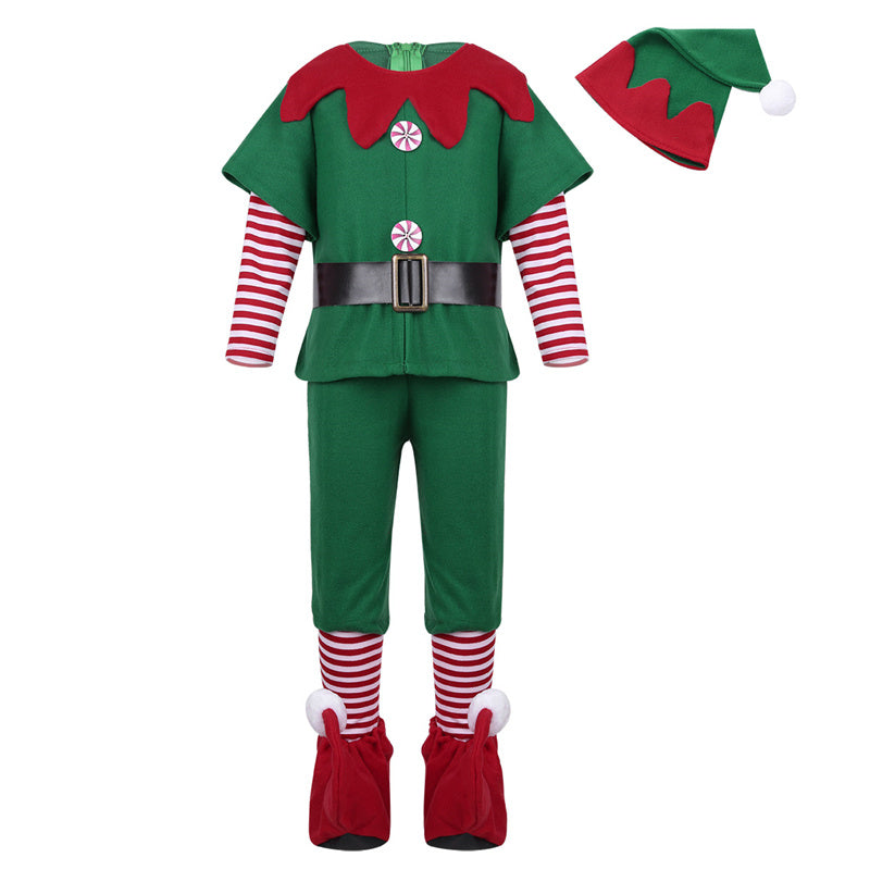 Elf Christmas Kids Boy Costume