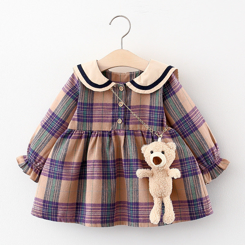 Betty Baby Girl Checkered Dress