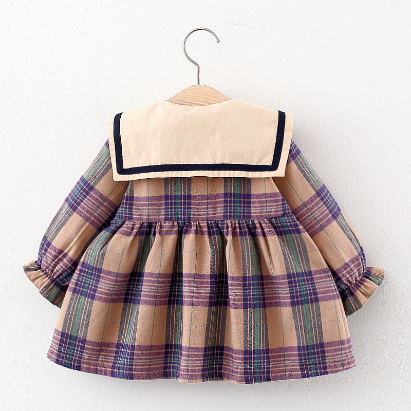 Betty Baby Girl Checkered Dress