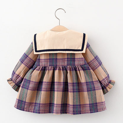 Betty Baby Girl Checkered Dress