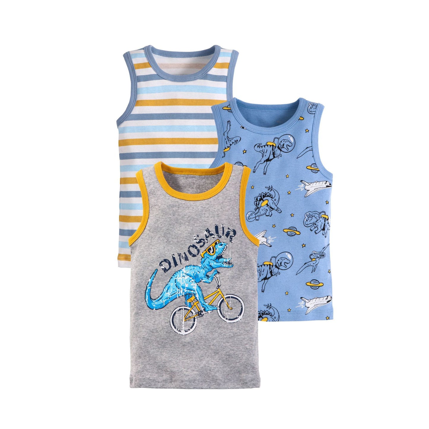 Boys Kid Cartoon Printed Vest Set