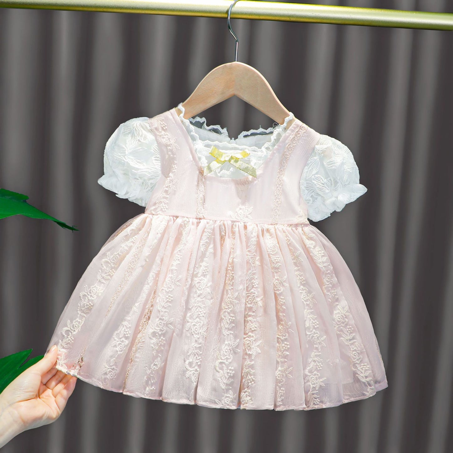 Sandra Round Neck Baby Dress