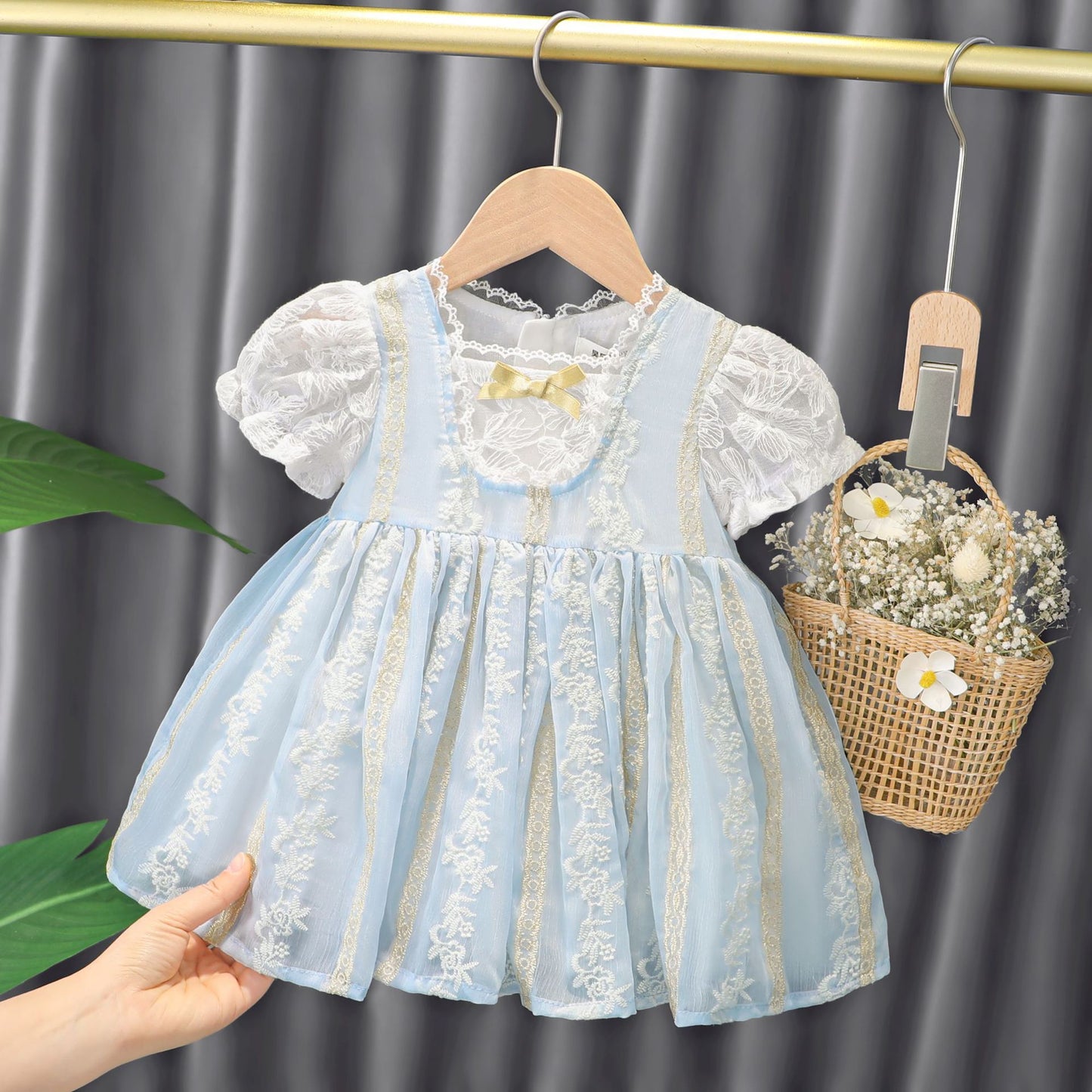 Sandra Round Neck Baby Dress