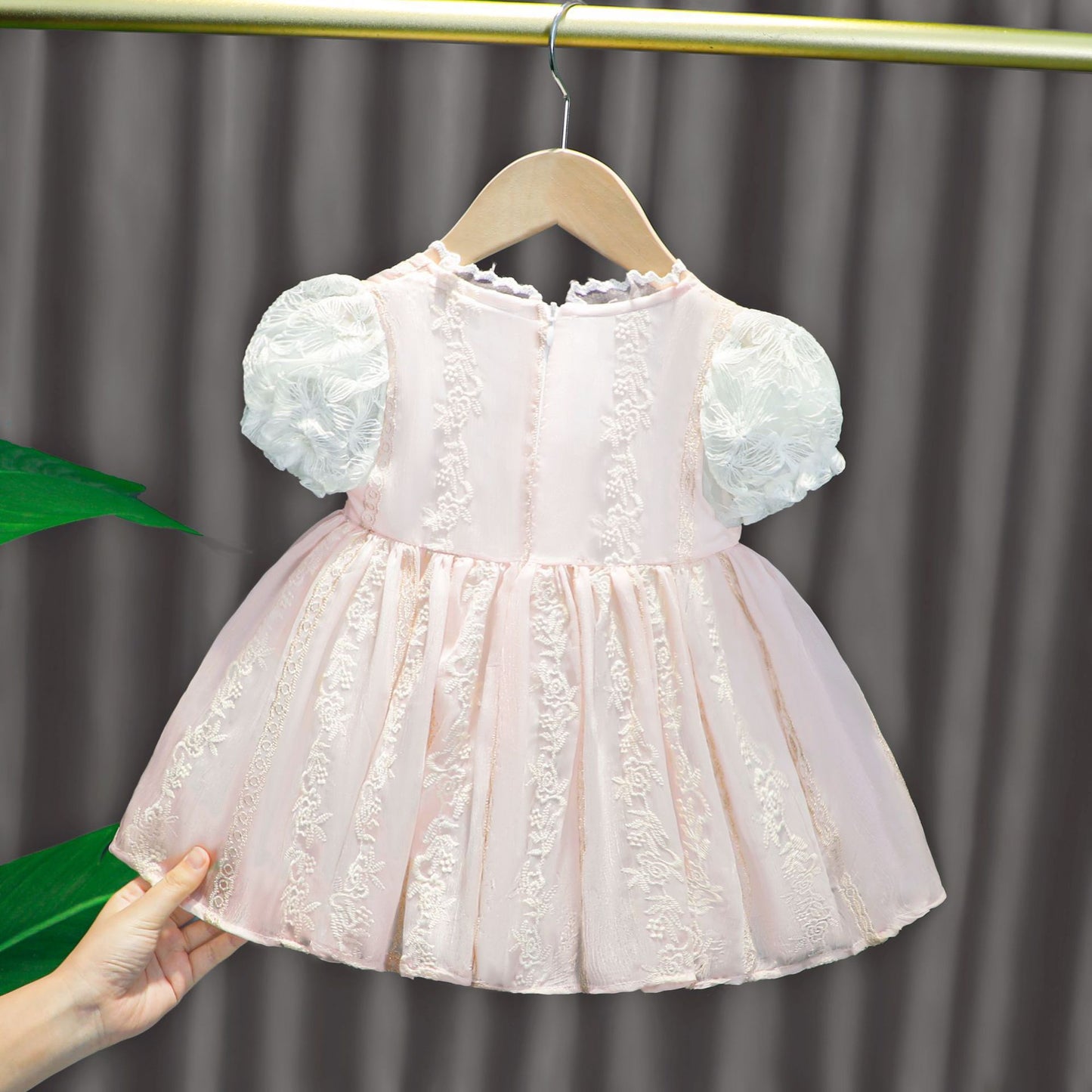 Sandra Round Neck Baby Dress