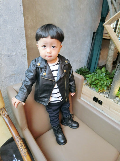 Jaguar Boys Leather Jacket