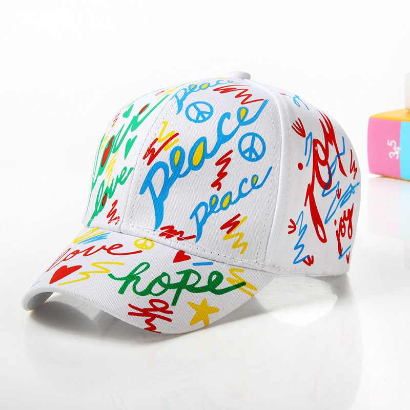 Girls Kid Graffiti Baseball Hat