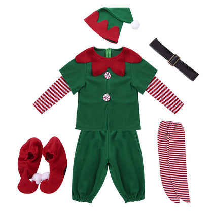 Elf Christmas Kids Boy Costume