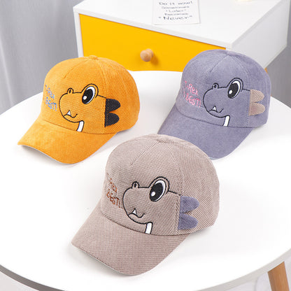 Boys Kid Dinosaur Embroidered Baseball Cap
