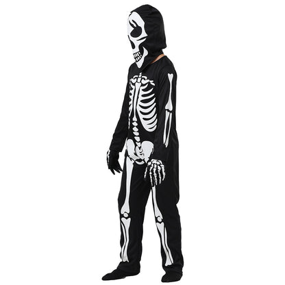 Glow in the Dark Skeleton Boys Kid Party Costume