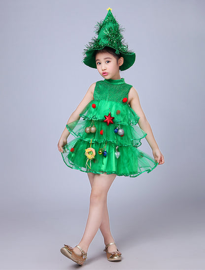Christmas Tree Girls Costume
