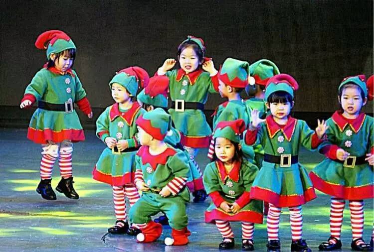 Elf Christmas Kids Boy Costume