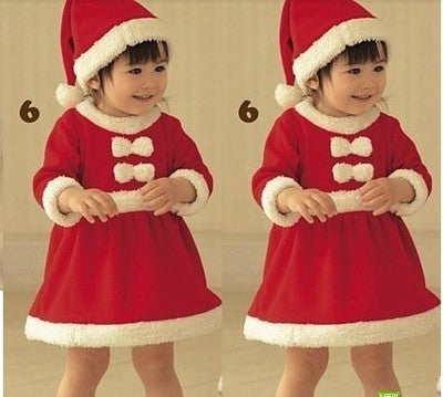 Santa Clause Baby GIrl Costume