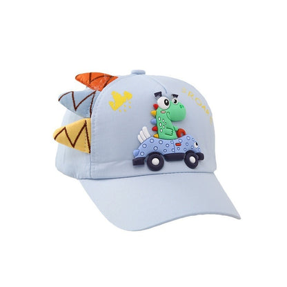 Kid 3D Dinosaur Embroidered Cap