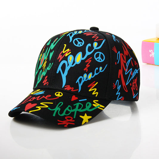 Girls Kid Graffiti Baseball Hat