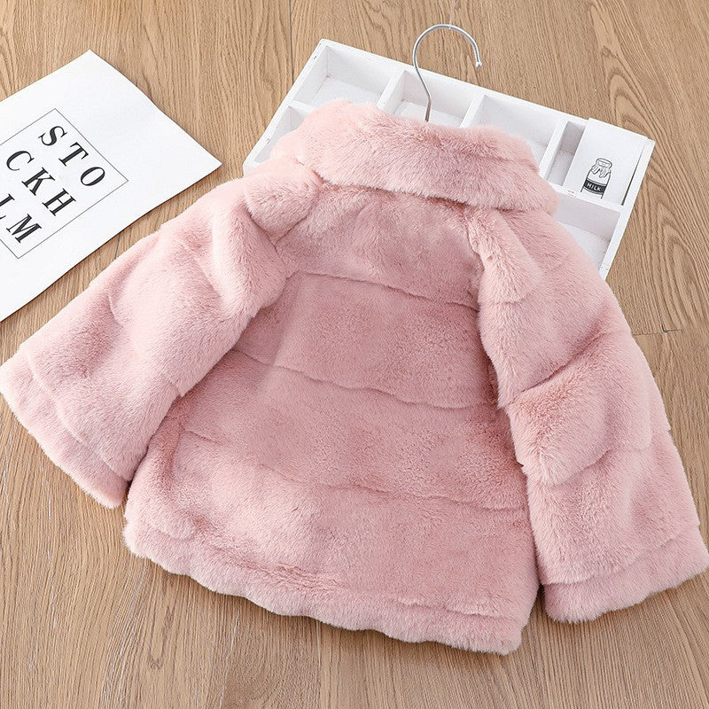 Effy Girls Fur Coat