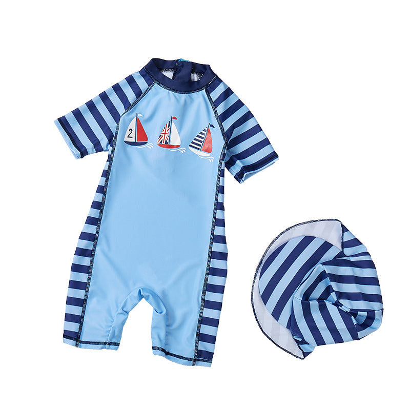 Sailor Baby Boy One Piece Swimsuit