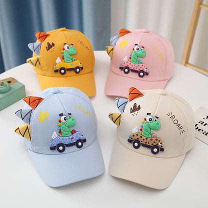 Kid 3D Dinosaur Embroidered Cap