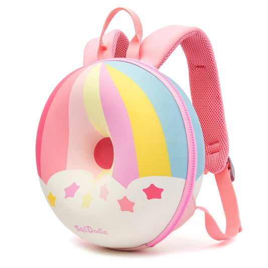 Girls Kid Donut Kindergarten School Backpack