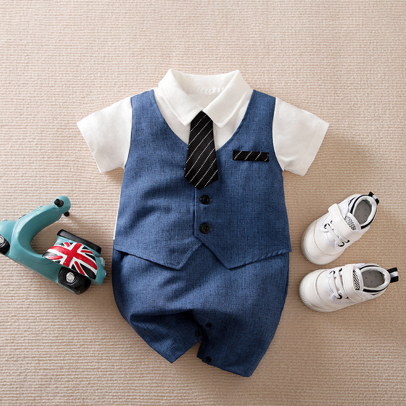 Aidan Baby Boy Gentleman Jumpsuit
