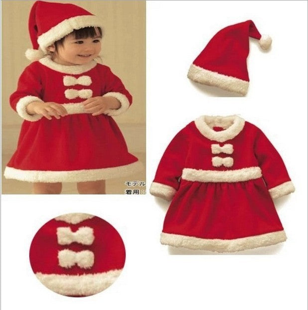Santa Clause Baby GIrl Costume