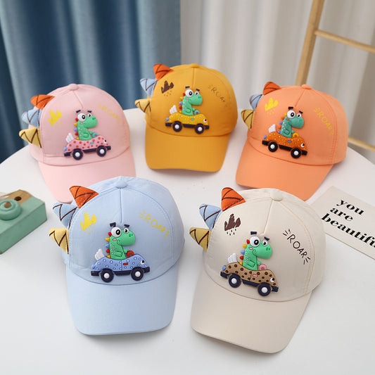 Kid 3D Dinosaur Embroidered Cap