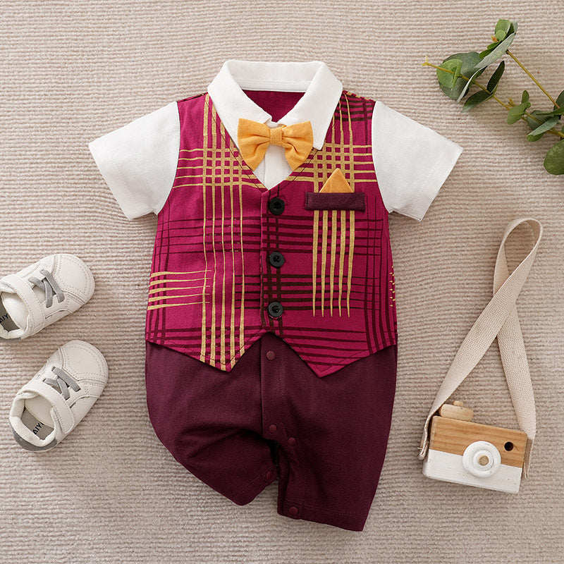 Aidan Baby Boy Gentleman Jumpsuit