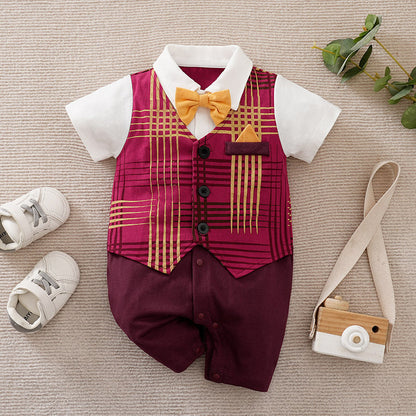 Aidan Baby Boy Gentleman Jumpsuit