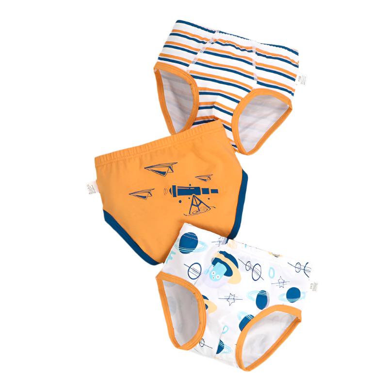 Boys Cartoon Printed Underwear Pants Set