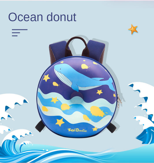 Boys Kid Donut Kindergarten School Backpack